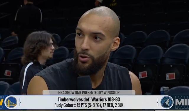 JJB-戈贝尔谈明州枪击案:我们打球努力带来快乐,让糟糕的事情暂被忘掉